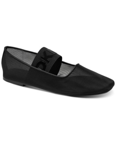 DKNY Women's Dace Mesh Mary Jane Ballet Flats