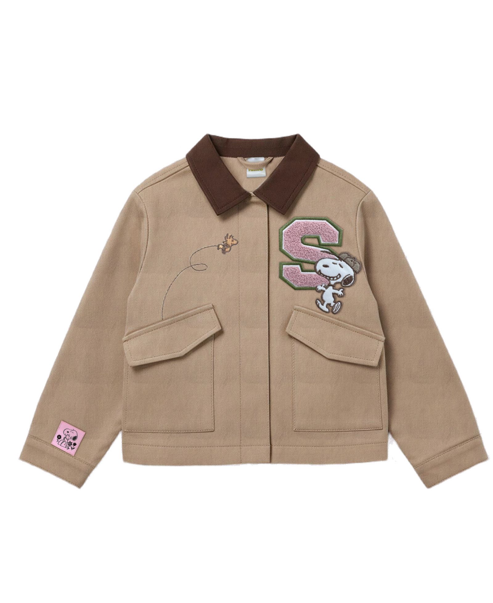 Peanuts Детская куртка Snoopy Twill Barn для девочек, 2T-6X