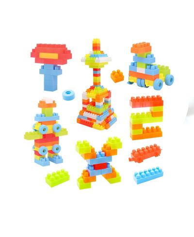 Slickblue STEM 150-Piece Building Blocks Set, Ages 3+