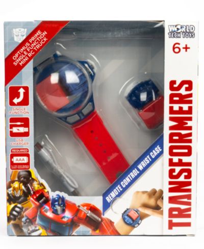 World Tech Toys Transformers Optimus Prime Wearable Remote Control Rechargeable Mini RC Truck