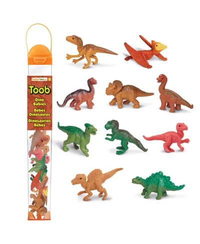 Safari Ltd. Dino Babies Toob Ручная роспись 10-компонентный набор фигурок, возраст 3+