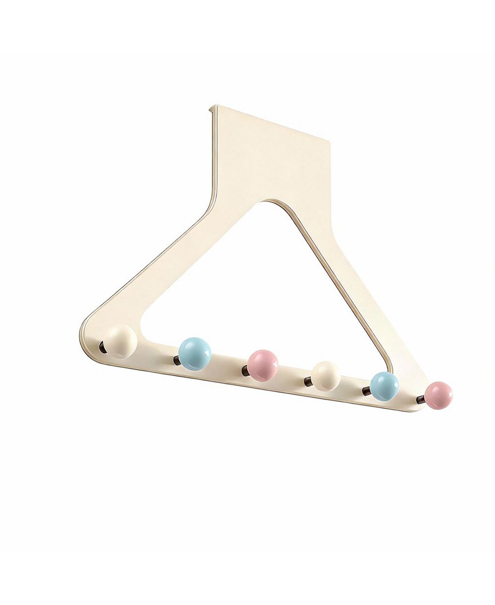 YIGII Vibrant No-Drill Over Door Hooks, 6 hook, No Drill, 10.6" Height, Silent, Secure, Damage-Free