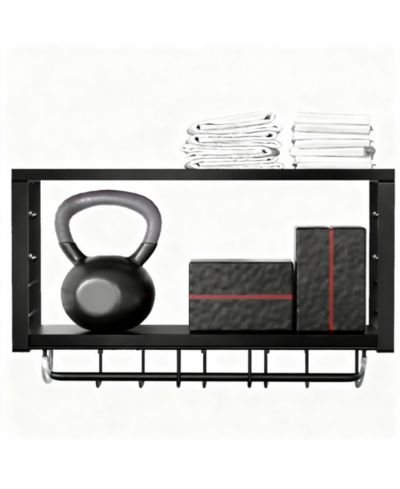 Стеллаж YIGII 2 Tier Wall Mount Home Gym Rack