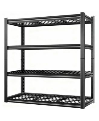 YIGII 4-ярусный регулируемый стальной стеллаж 46"W x 24"D x