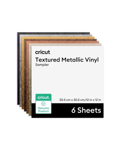 Cricut Набор металлических блестящих виниловых листов, 12 in x 12 in (6 шт)