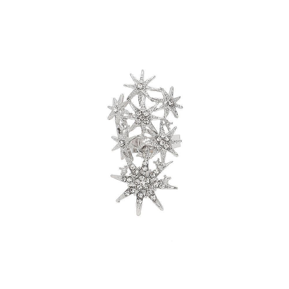 Женское коктейльное кольцо SOHI Silver Celestrial