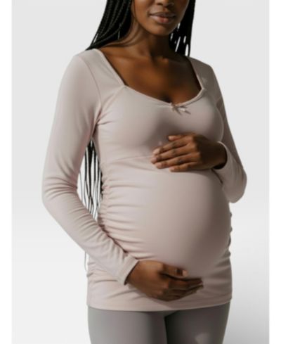 Женский лонгслив Motherhood Maternity Sweetheart Side-Ruched