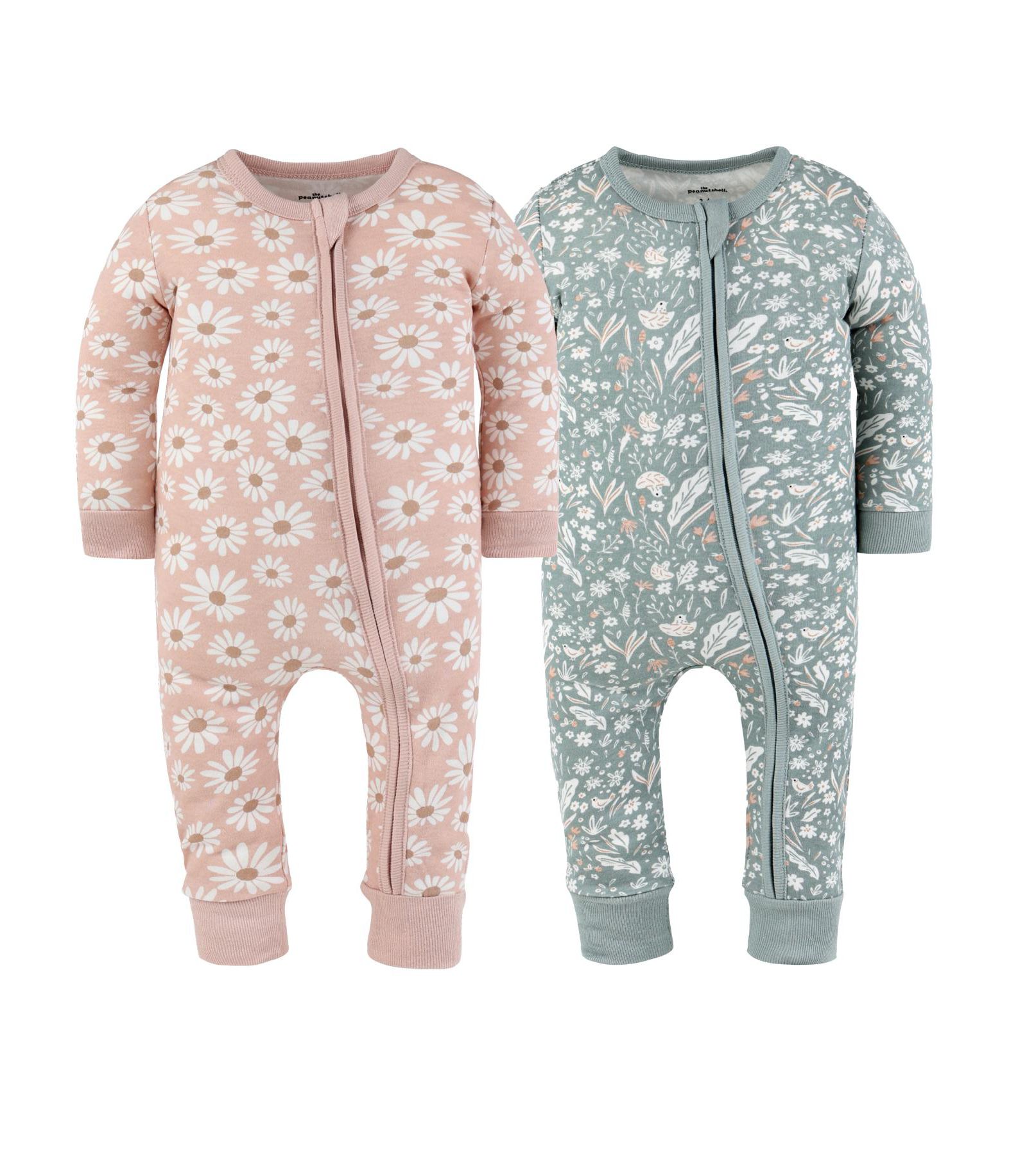 The Peanutshell Детский набор из 2 пижам Boho Meadow Cotton