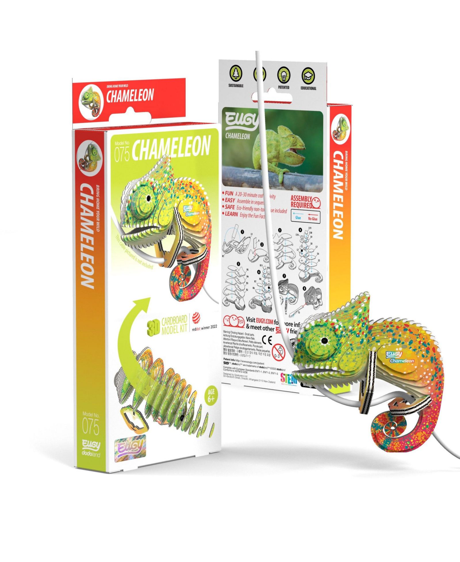 Eugy Chameleon 3D пазл