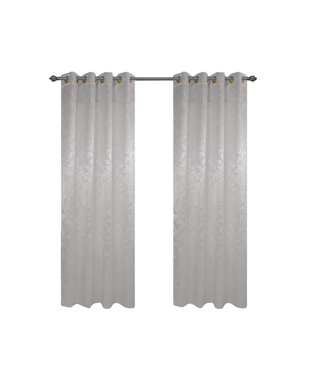 Штора Olivia Gray 100% Polyester 200 GSM Dyson Embossed Blackout