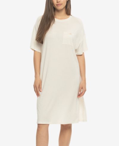 Felina Женская рубашка-ночная Sleepshirt Style, Modal Linen, Oversized