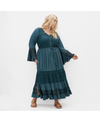 Женское платье maxi CITY CHIC Tisha Lace