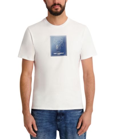 Мужская футболка KARL LAGERFELD PARIS Regular-Fit с коротким рукавом и круглым вырезом