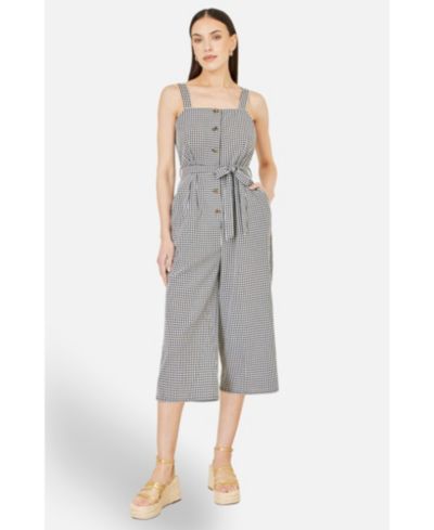 Женский комбинезон Yumi Gingham Button Through