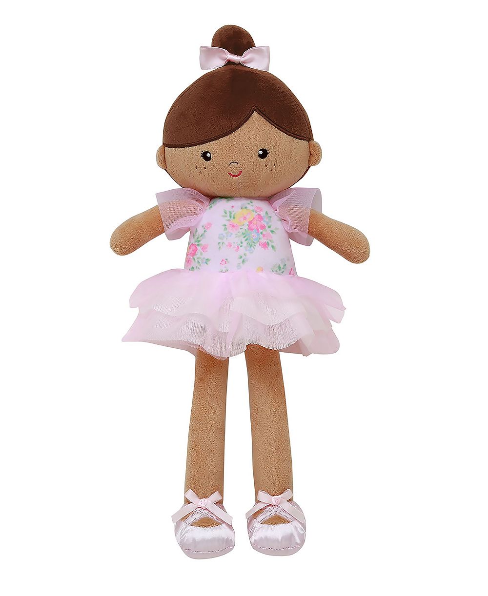 Little Me Baby Girls Pink Ballerina 12" Tiana Plush Doll