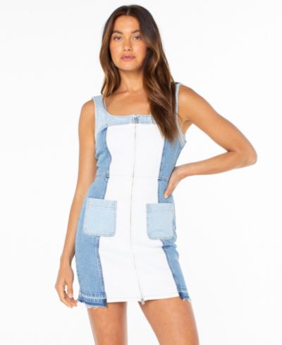 Roxy Женское безрукавное джинсовое платье с вырезом Scoop Neck