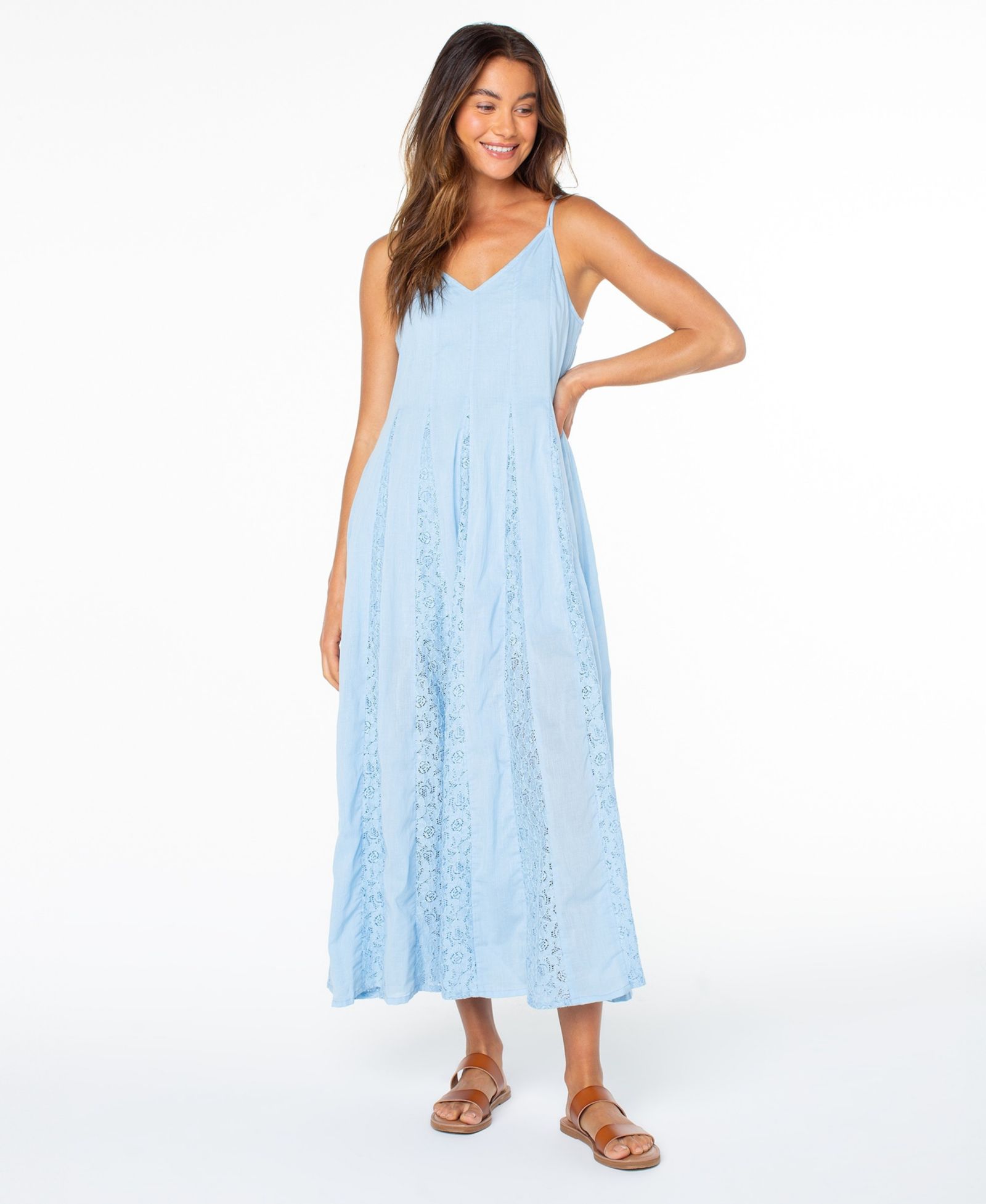 Roxy Women's Jardin Bloom V-Neck Maxi Dress