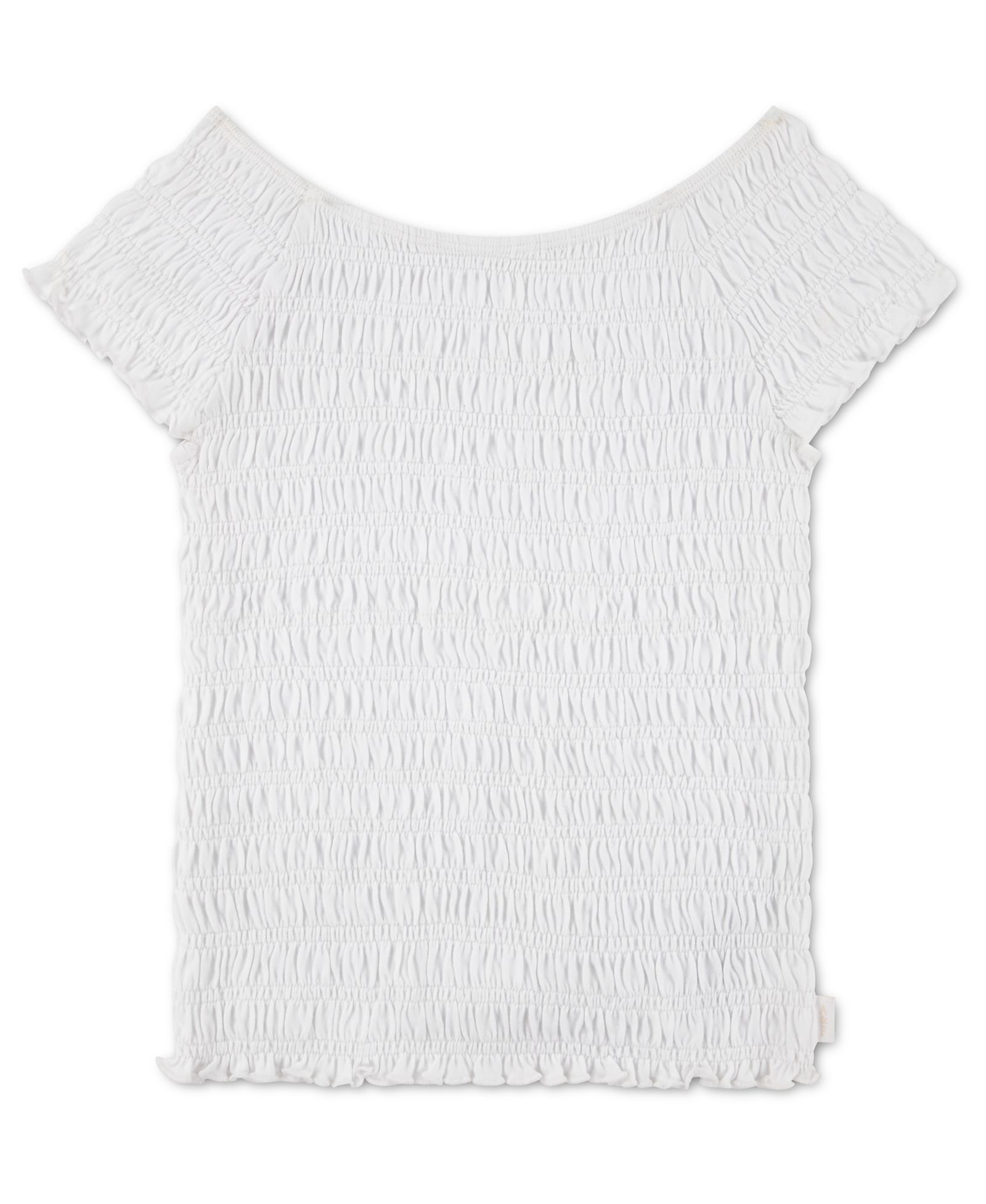 Детский топ abercrombie kids с утяжкой и коротким рукавом