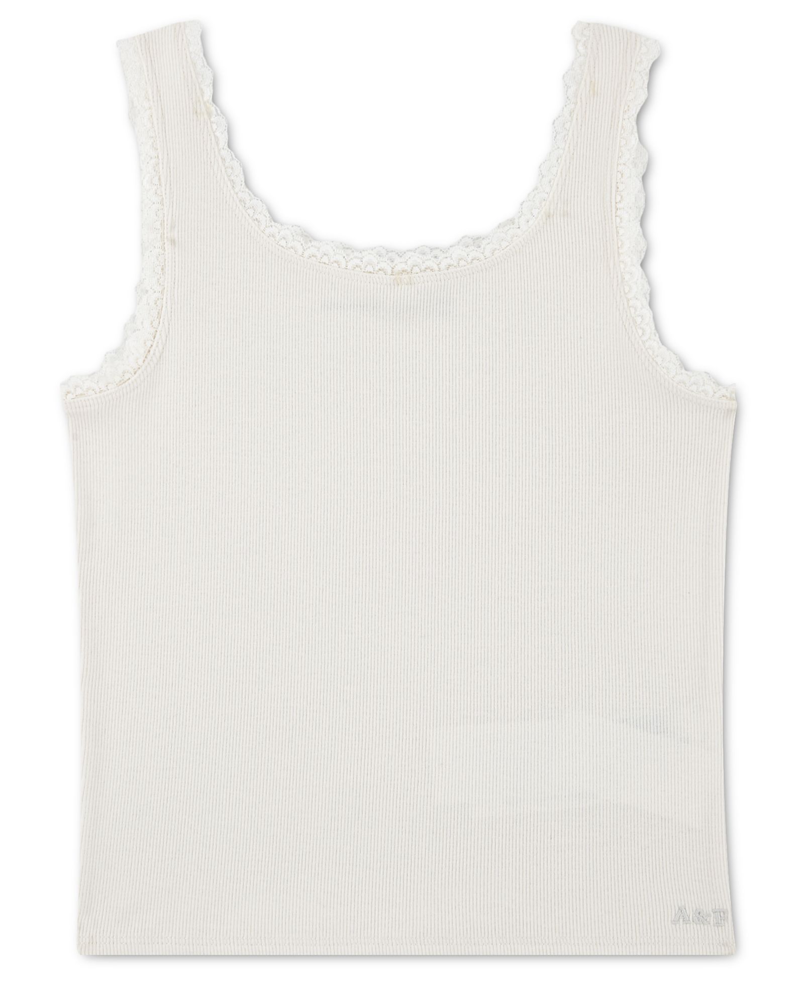 Детский топ abercrombie kids Lace-Trim Sleeveless Tank