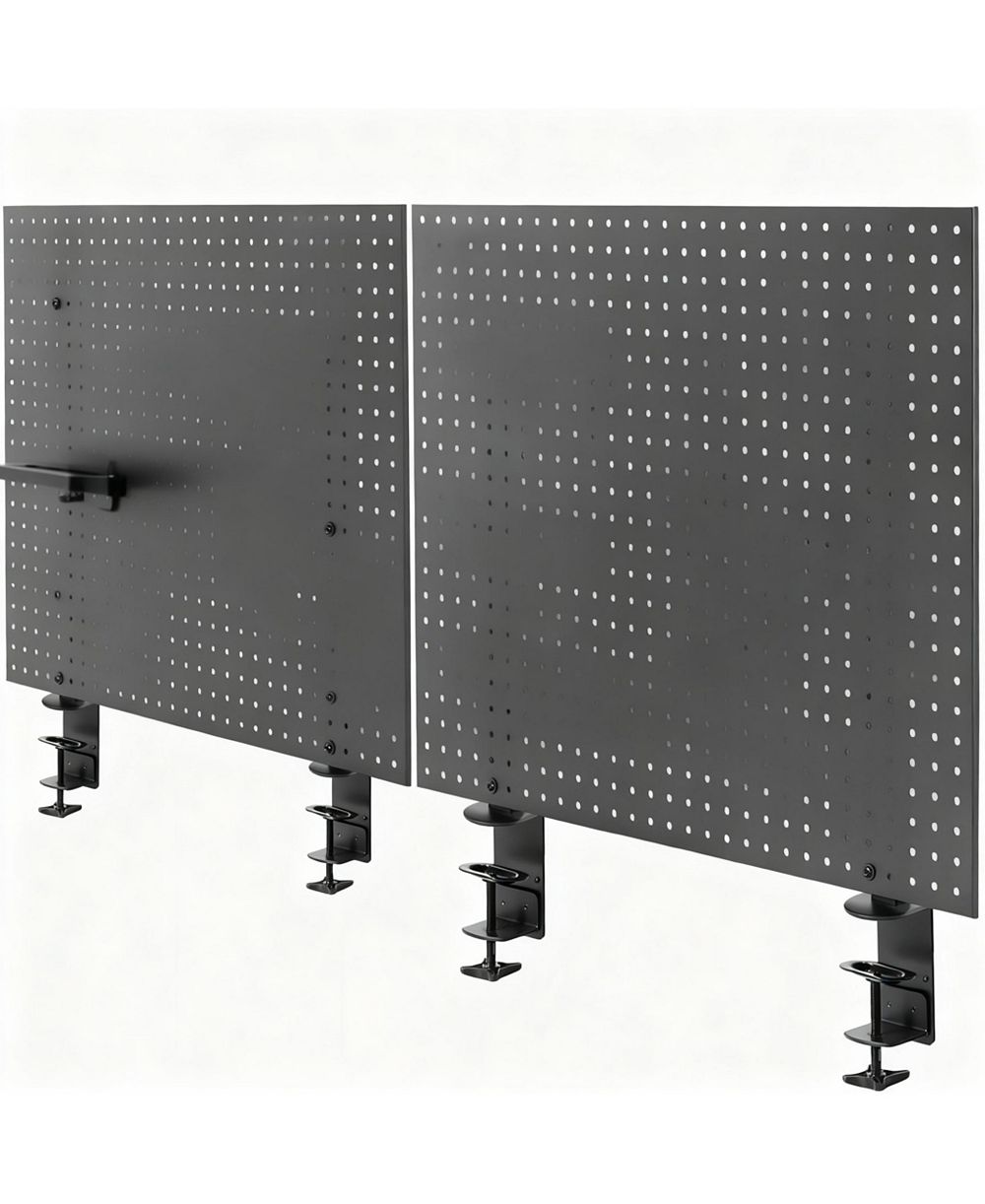 Органайзер YIGII Magnetic Clamp-On Pegboard для стола, гибкое размещение, легкая установка