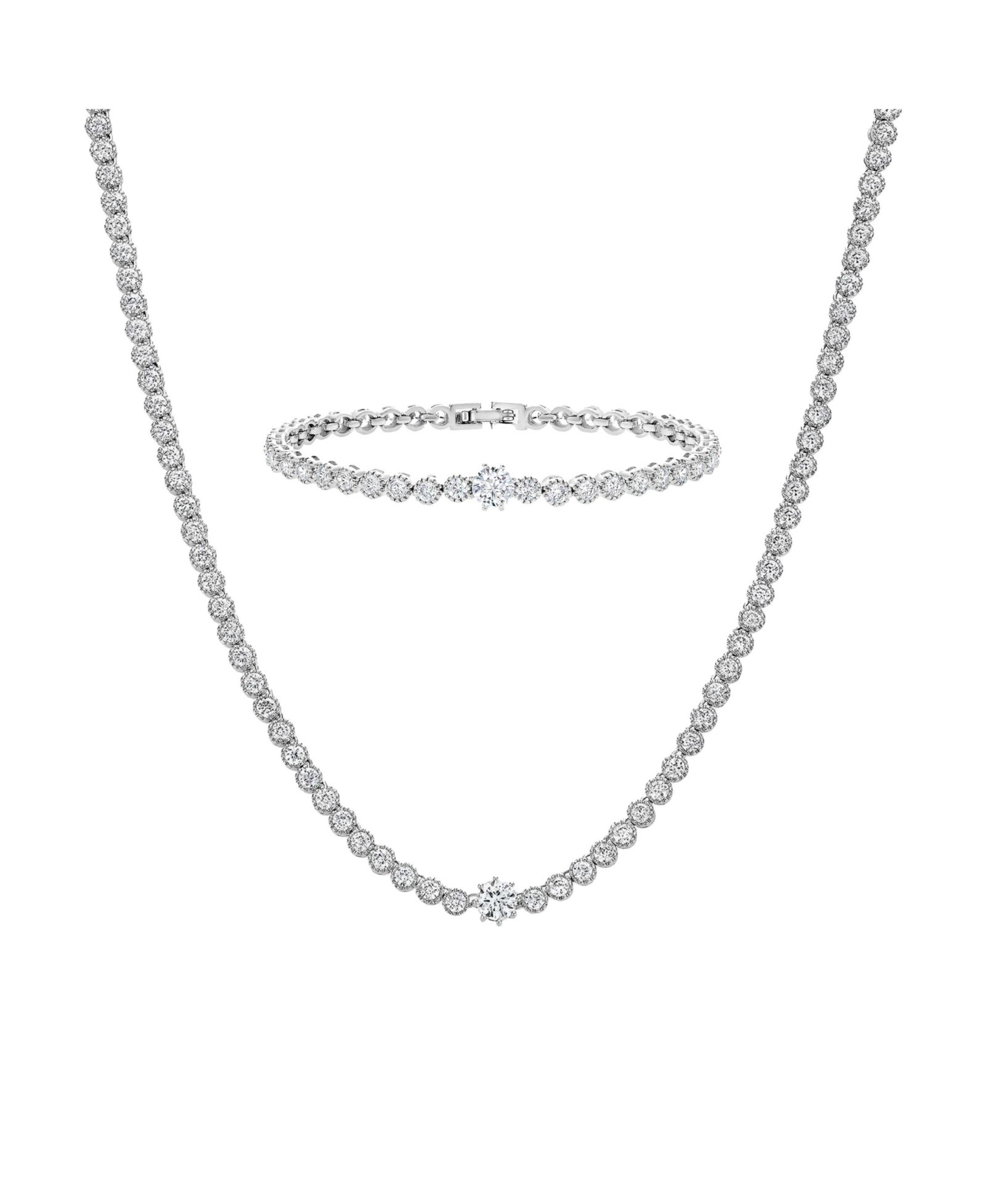 Bearfruit Jewelry Celeste Tennis Necklace & Bracelet Set Gift Idea