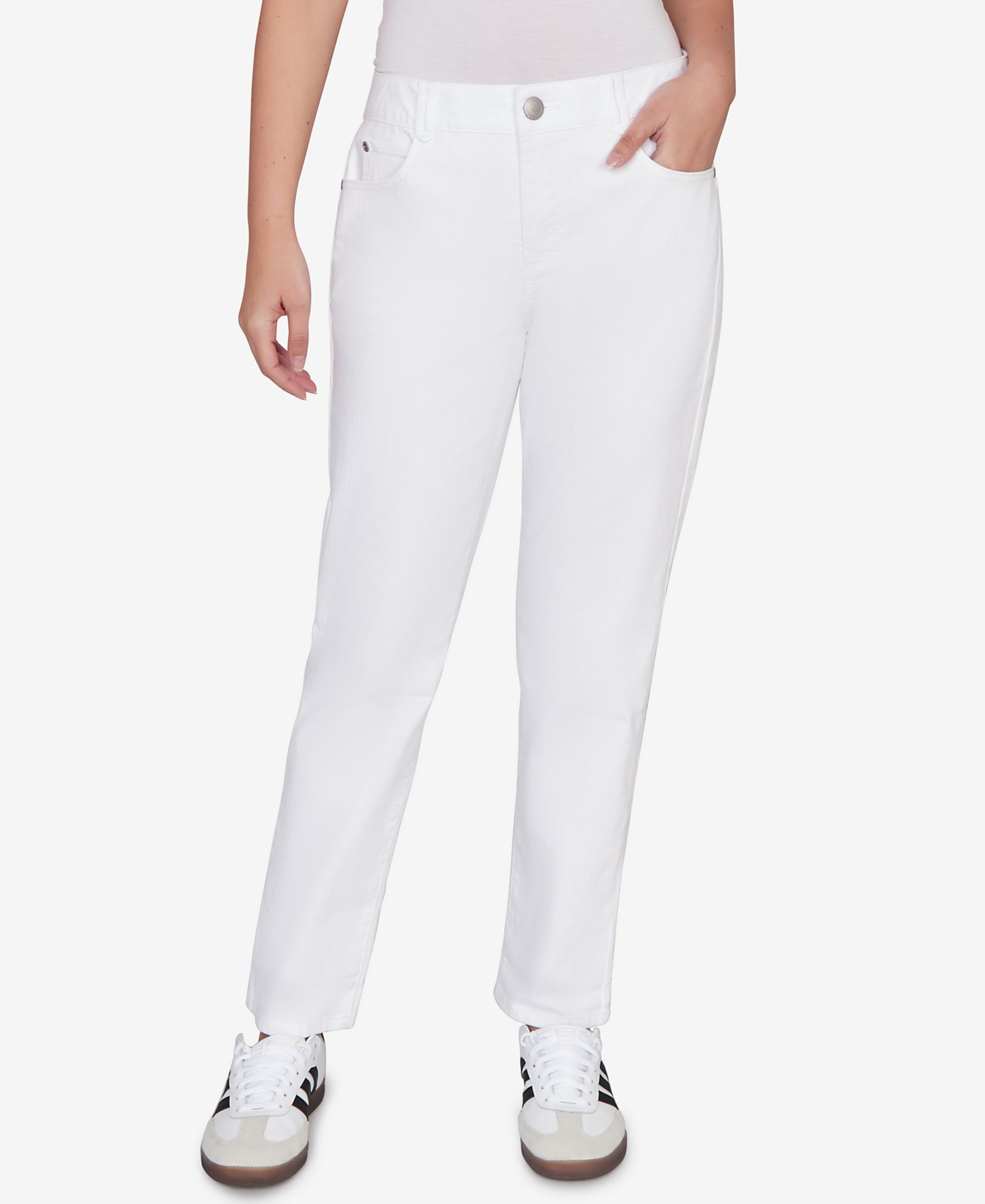 Джинсы Ruby Rd. Plus Size Curve Enhancing Five Pocket Slim Leg