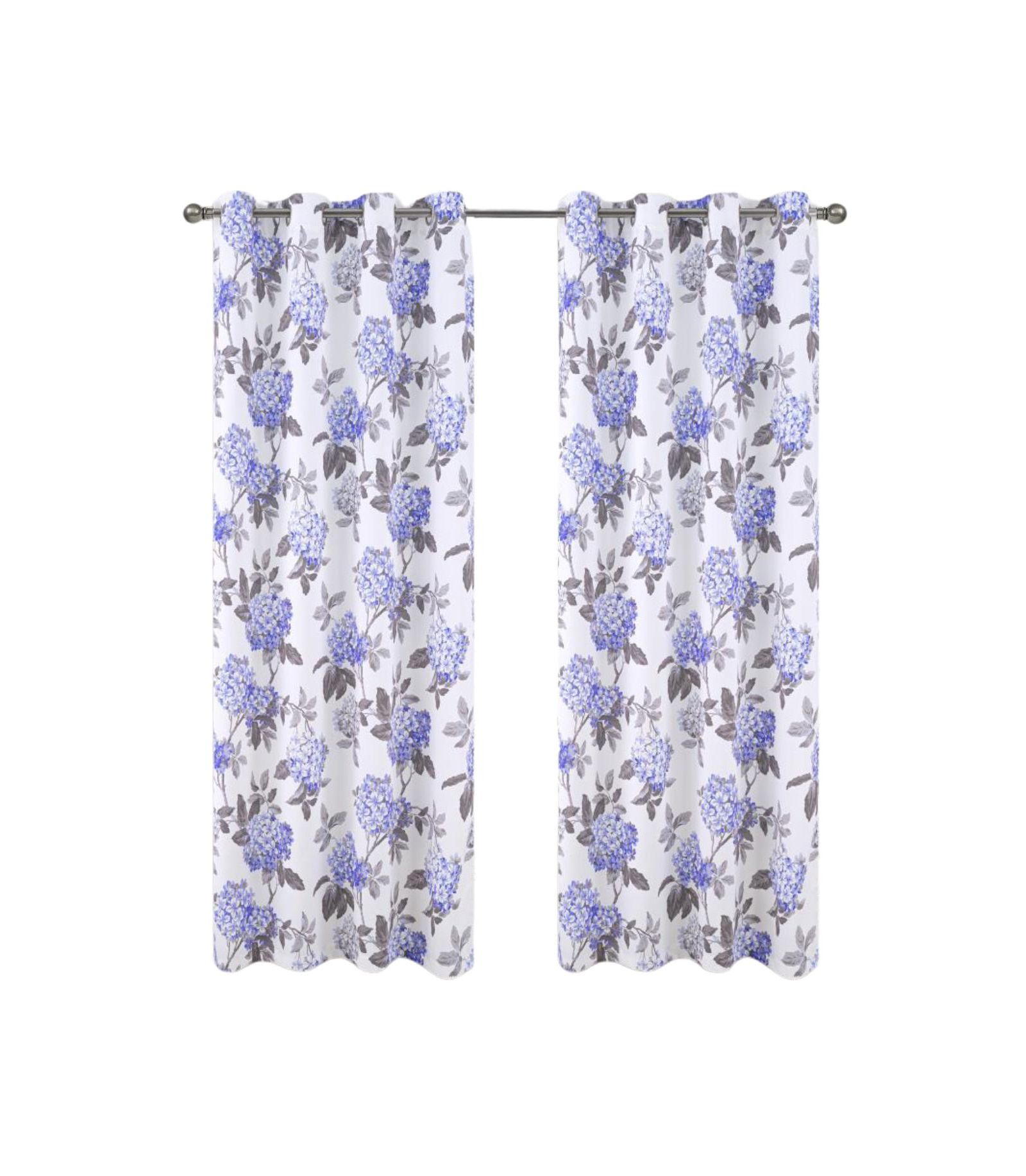 Olivia Gray Штора Blackout с принтом Hydrangea 200 GSM Polyester