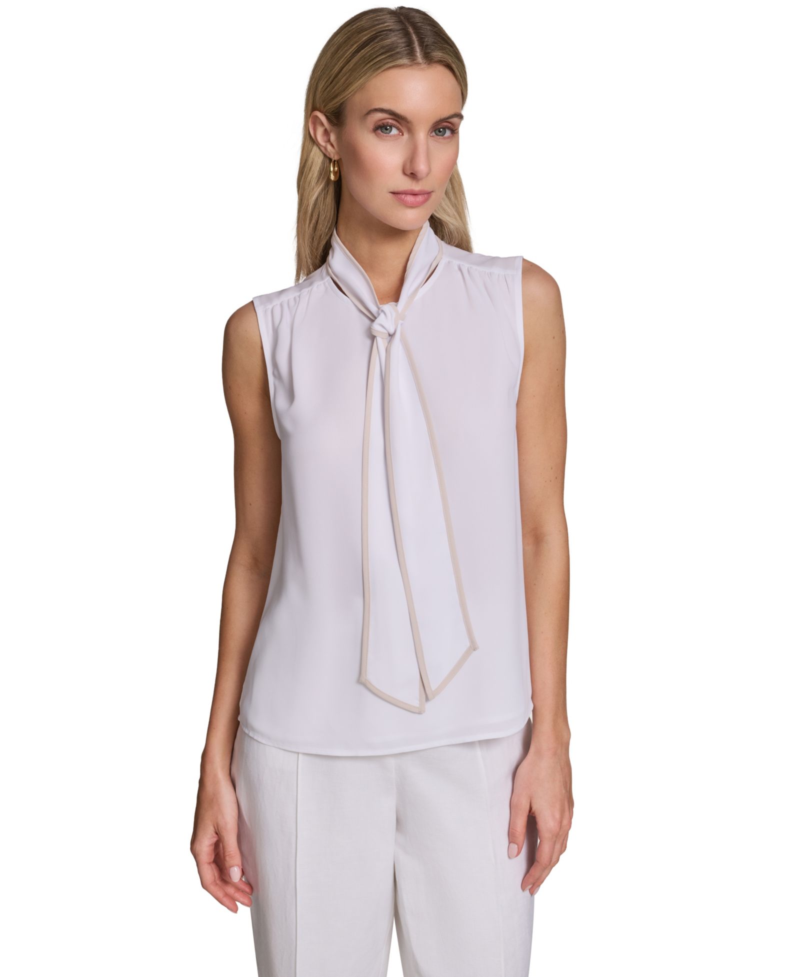 Женский топ Calvin Klein Sleeveless Pleated