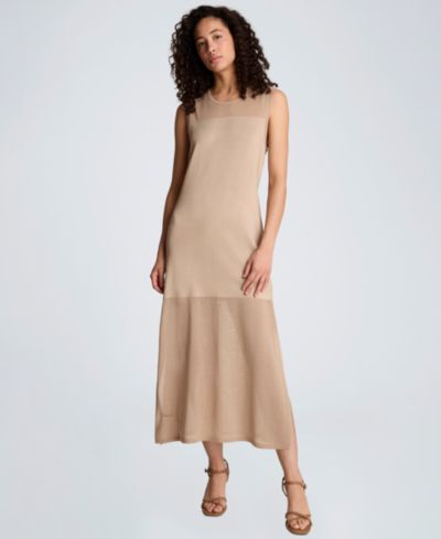 Женское платье Kenneth Cole Semi-Sheer Side-Slit Sleeveless