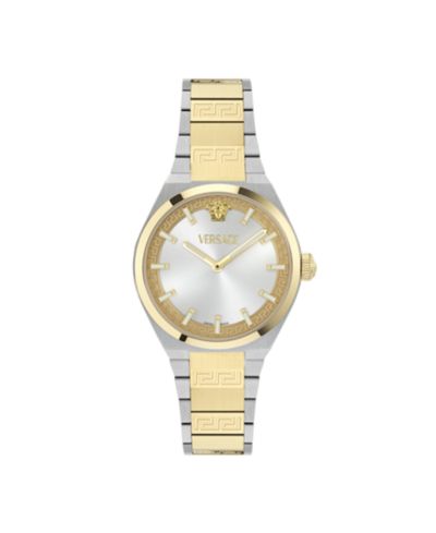 Versace Women's V-Auria Two Tone Bracelet Watch, 35mm