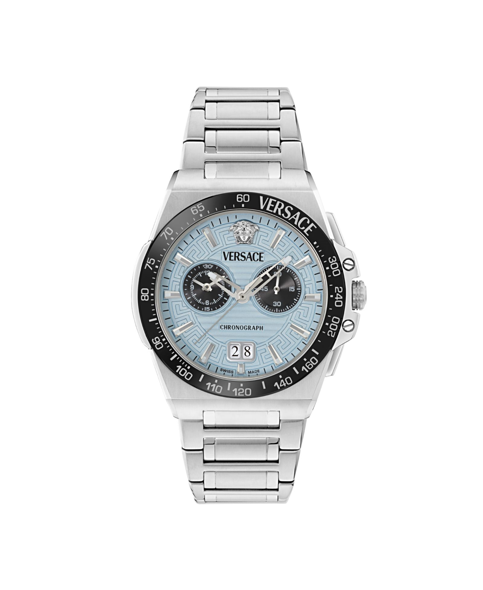 Мужские часы Versace Greca Reaction Silver