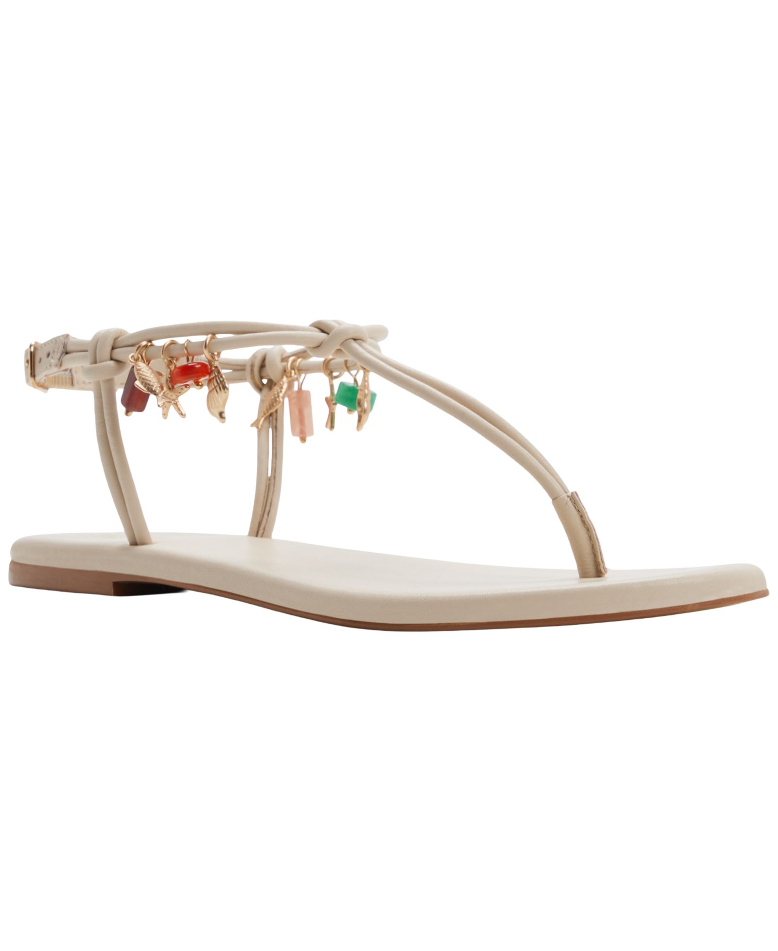 ALDO Women's Seajewels T-Strap Round Toe Flat Sandals