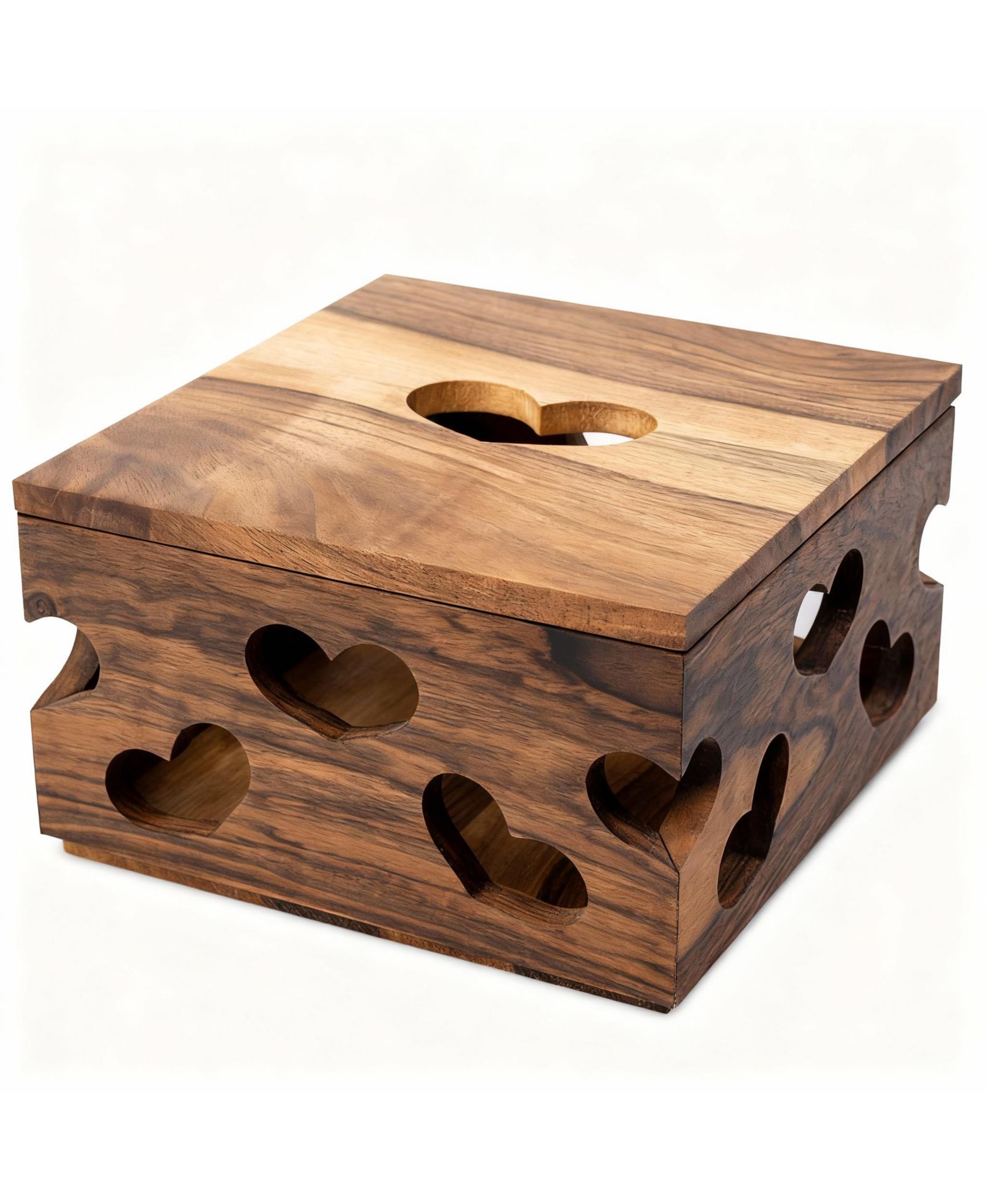 YIGII Handmade Walnut Jewelry Organizer - Ideal for Women