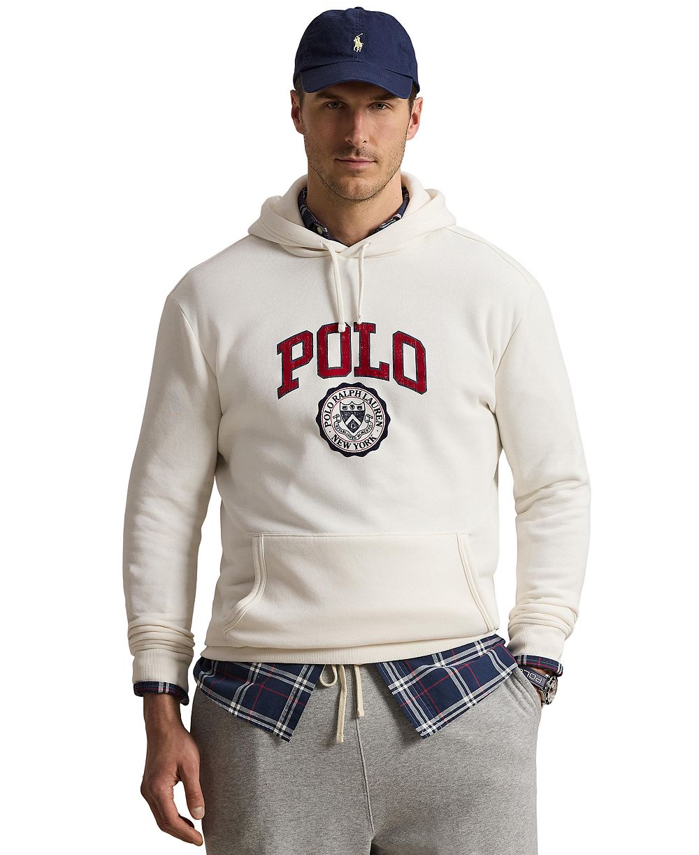 Polo Ralph Lauren Мужская флисовая толстовка с капюшоном и логотипом Big & Tall