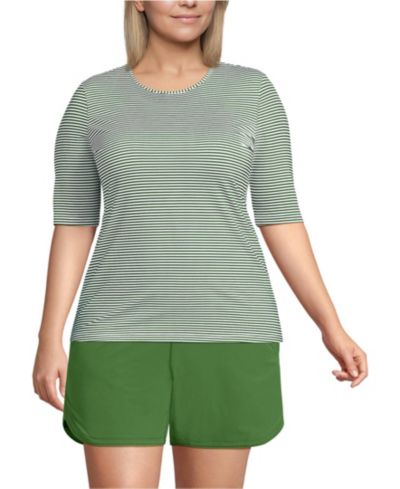 White/deep sea stripe