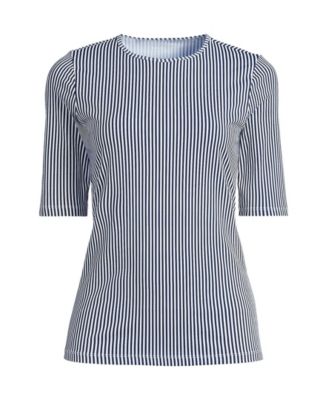 Deep sea navy mini stripe