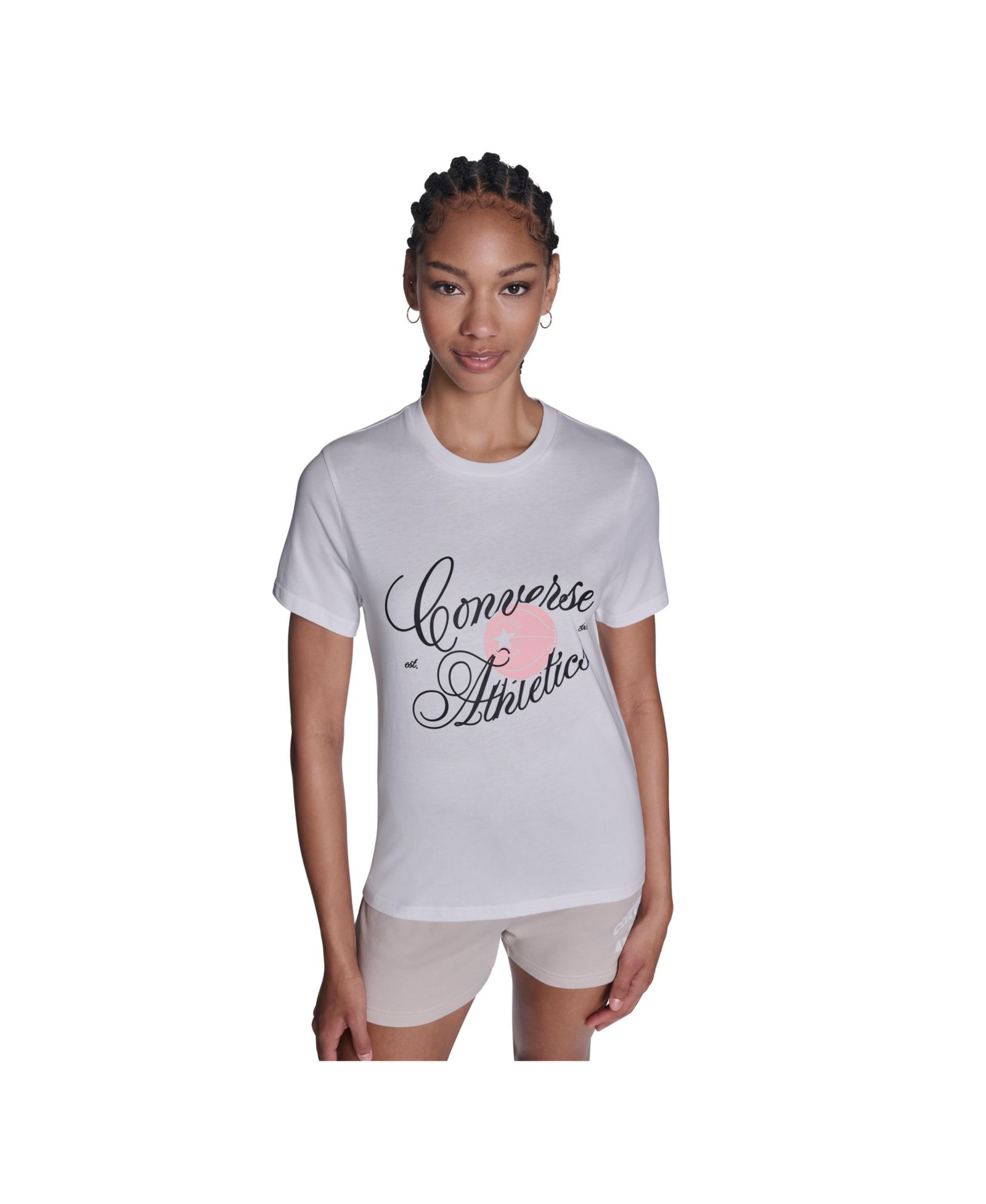 Converse Женская футболка Athletics Script
