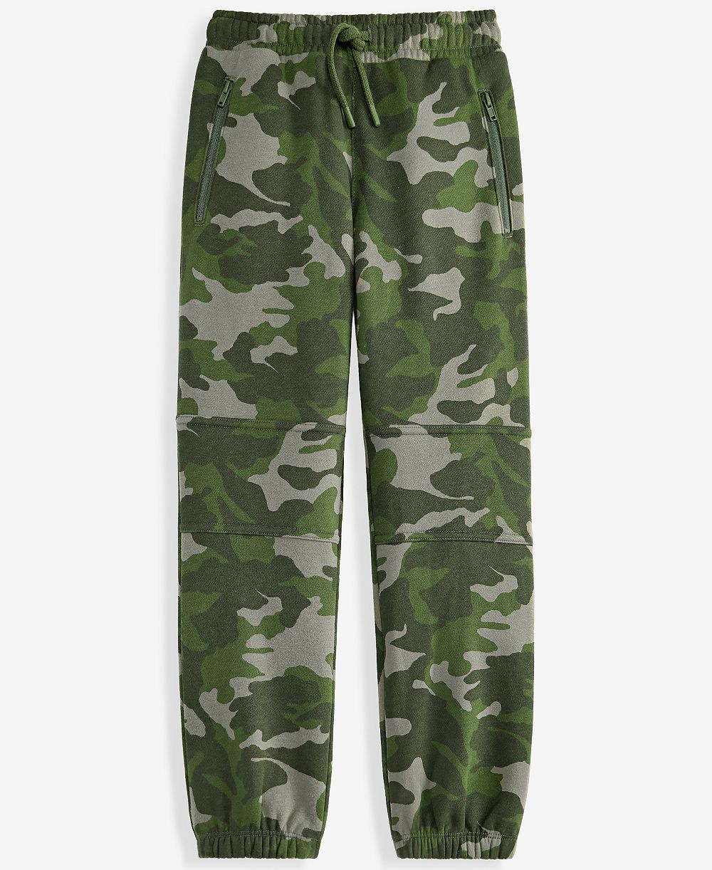 Epic Threads Toddler Boys' 12M-5T Camo-Print Fleece Jogger Pants, Macy's Exclusive