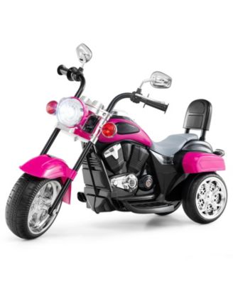 Slickblue 6V 3-Wheel Motorbike Ride-On with Light and Horn, Ages 3+