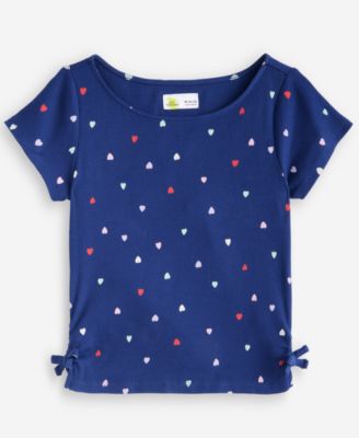 Epic Threads Girls' 5-20 Hearts-Print Ribbed T-Shirt, Macy's Exclusive