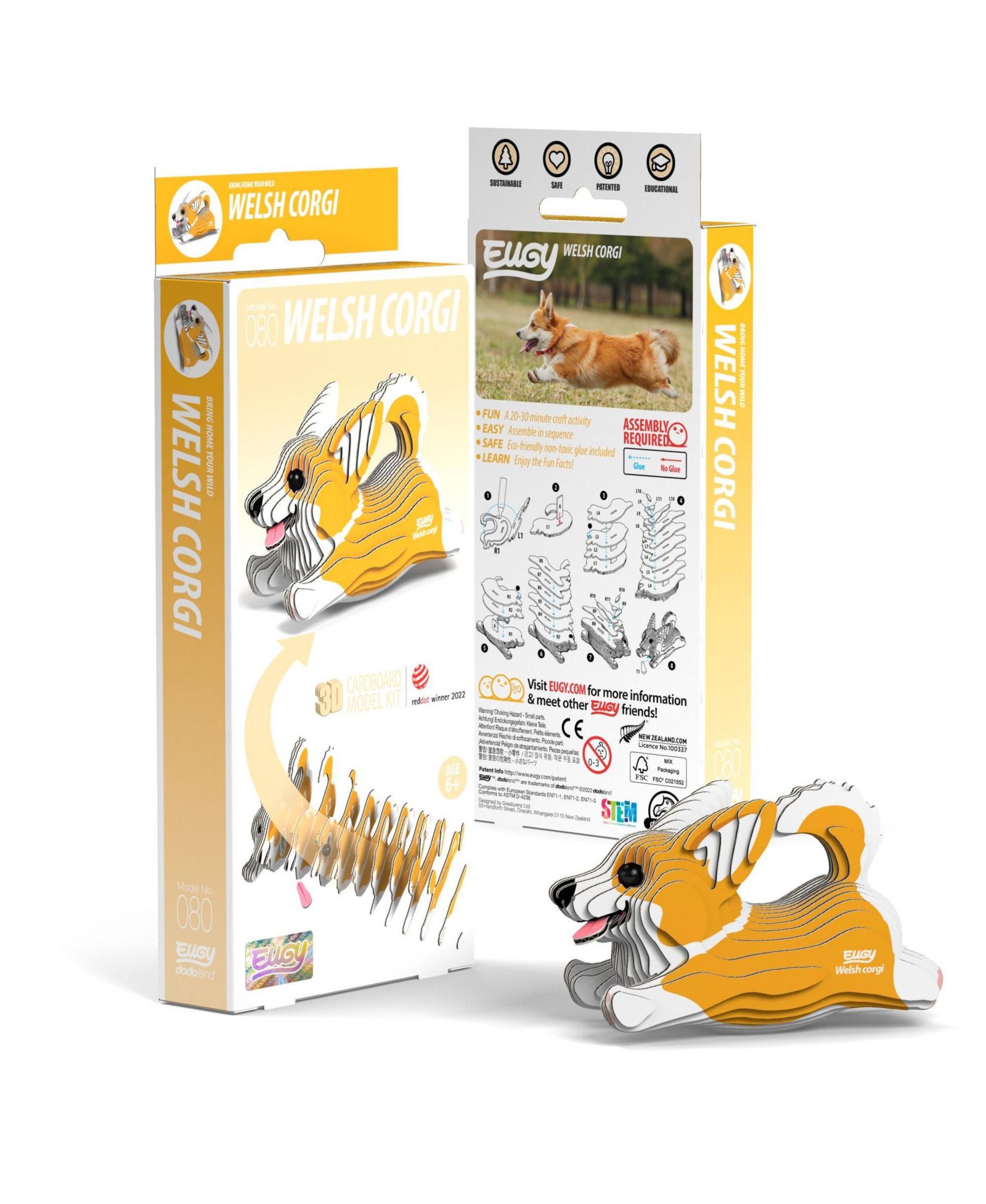 Eugy 3D пазл Welsh Corgi