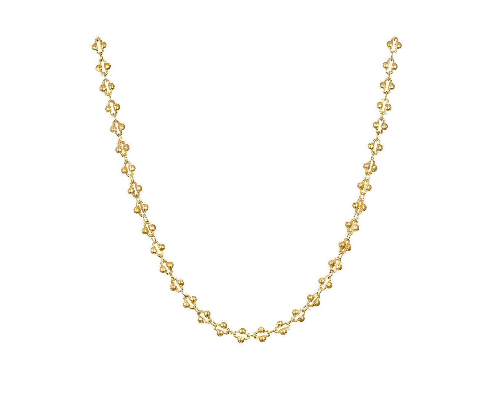 Золотистая цепь с кулоном Satya Jewelry Golden Hour Coin