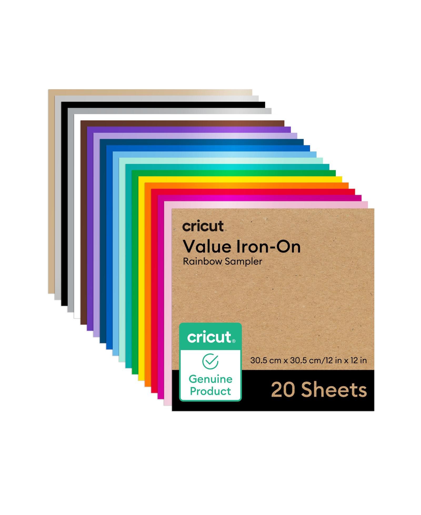 Cricut набор наклеек Iron-On, Rainbow Sampler