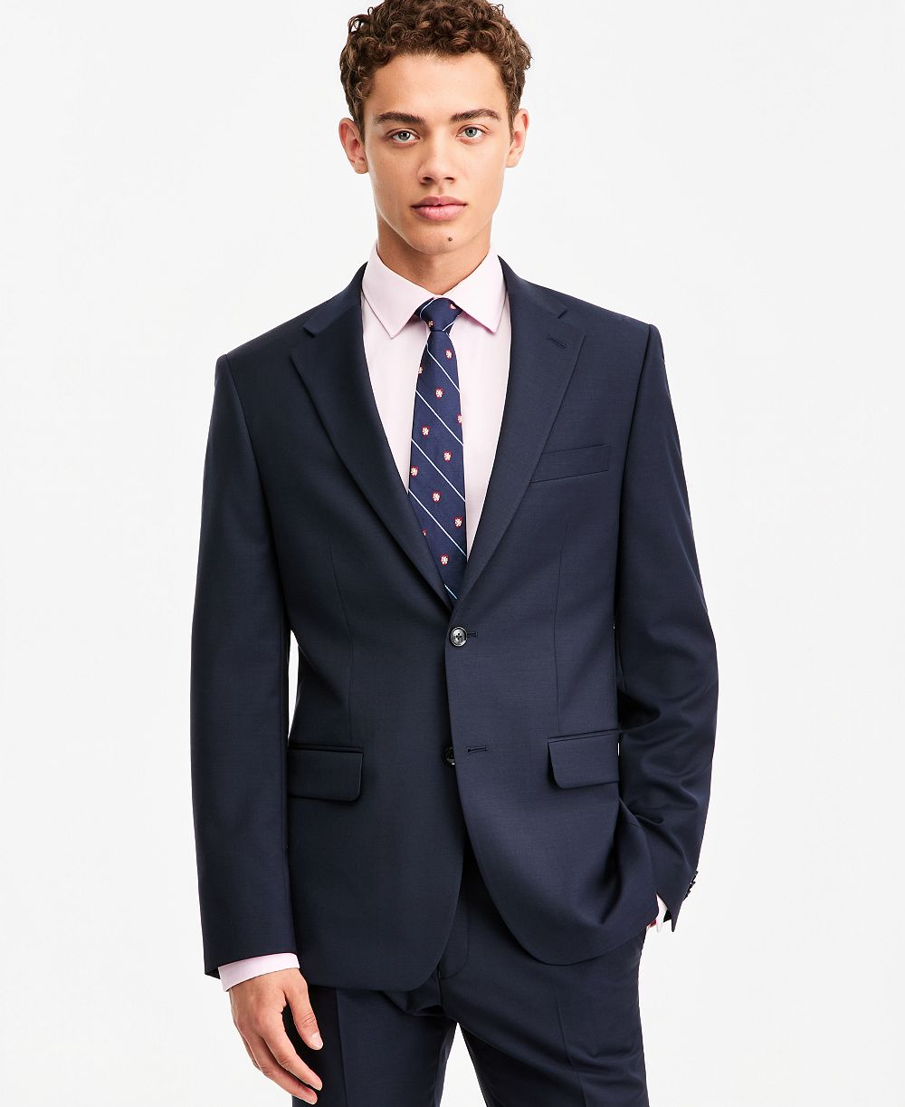 Tommy Hilfiger Mens Modern-Fit Wool TH-Flex Stretch Suit Separates Jacket