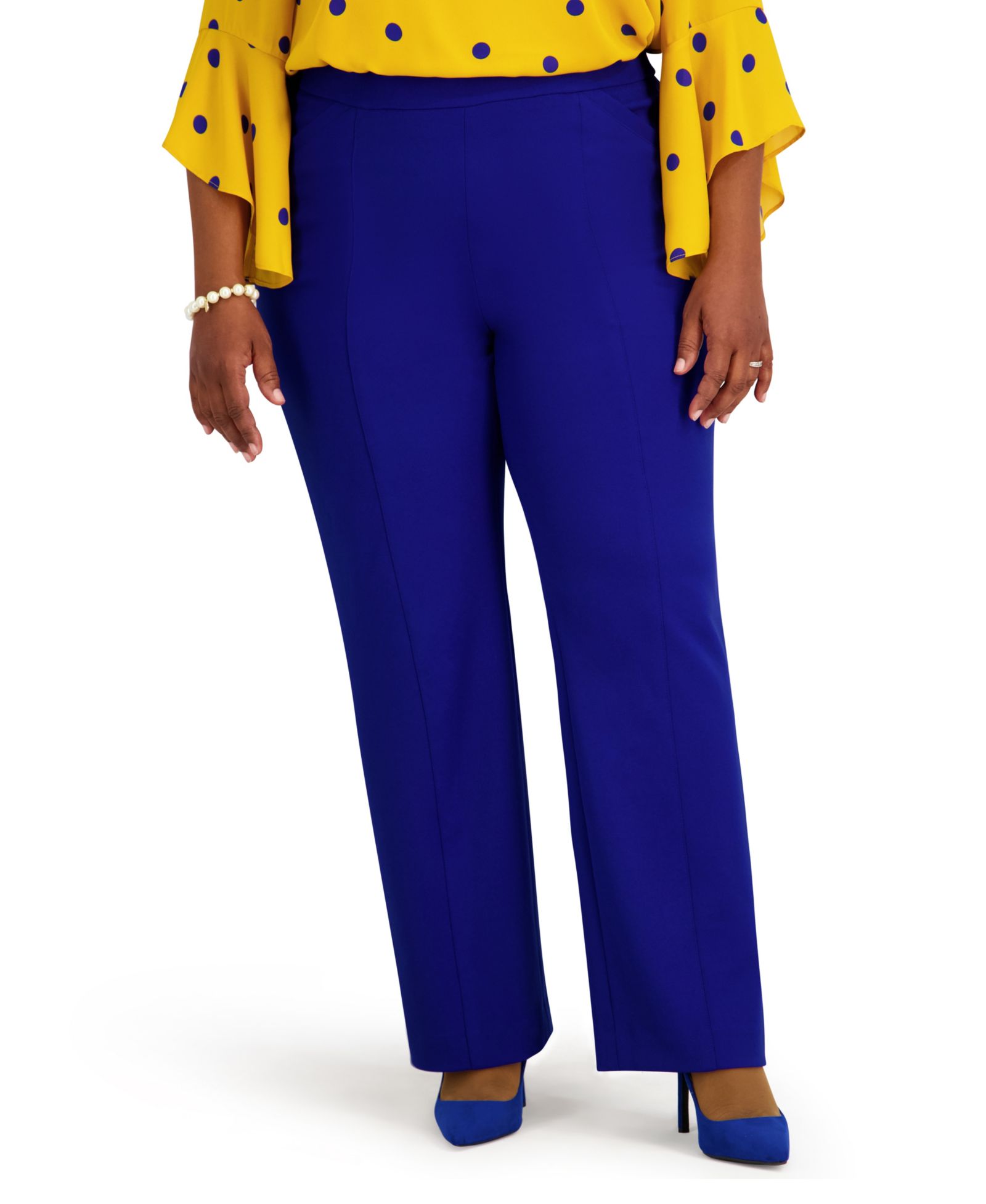 Kasper Women's Seamed Slash Pocket Trousers Pants