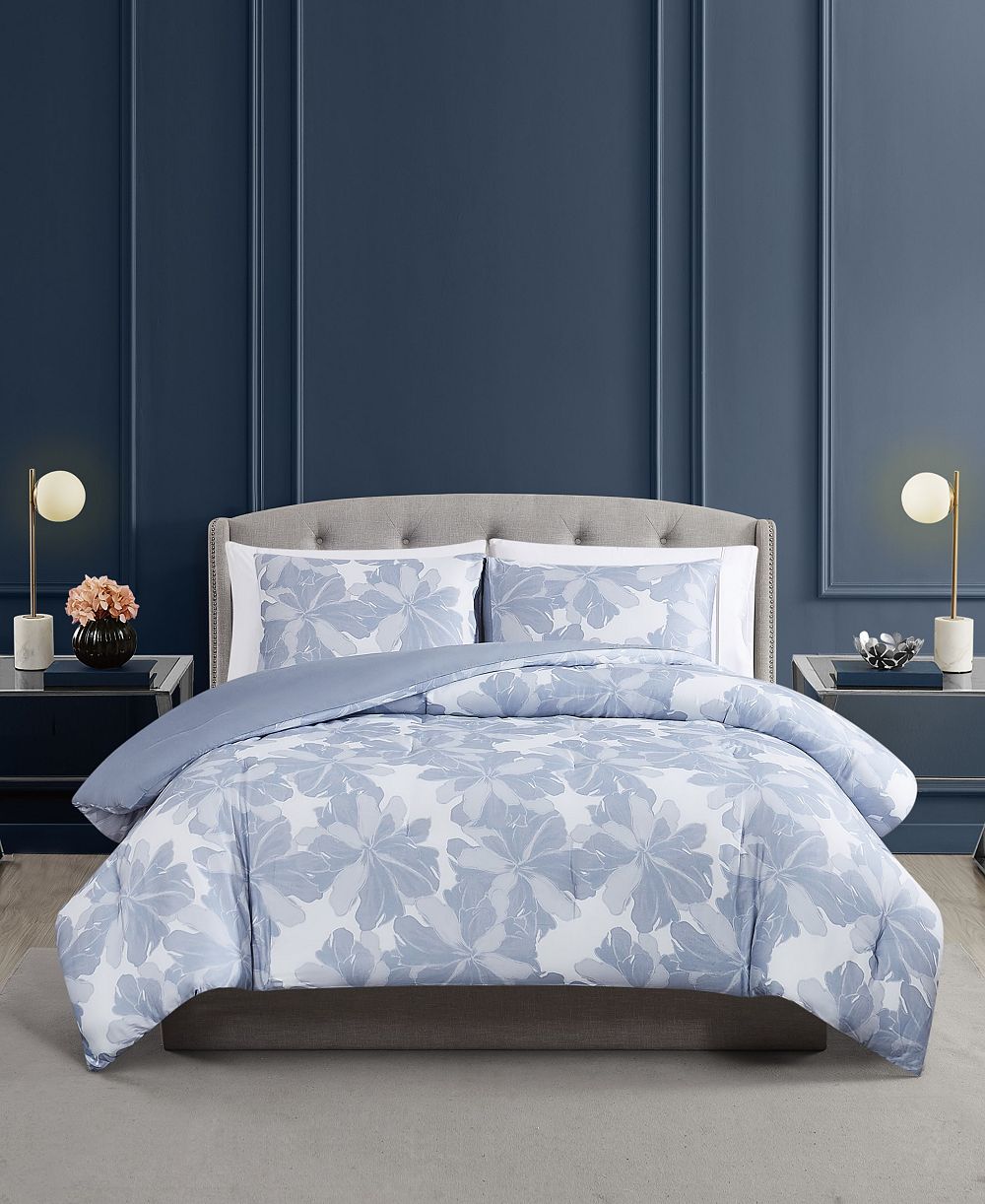 Комплект из 3 покрывал Vince Camuto Botanical Floral, King