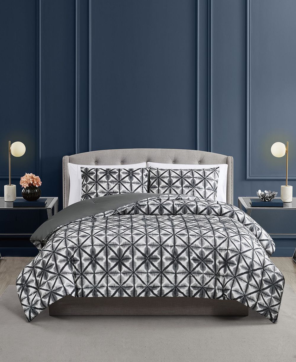 Комплект из 3 покрывал Vince Camuto Classic Shibori, King