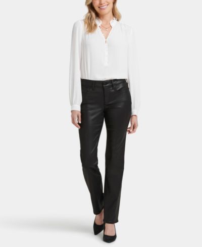 Джинсы NYDJ Petite Coated Marilyn Straight