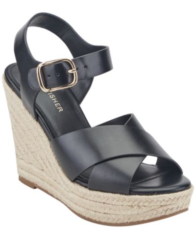 Женские босоножки Marc Fisher Women's Herve Espadrille High Wedge