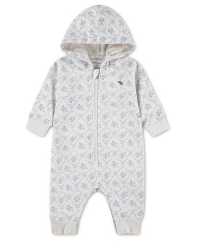 Детский комбинезон abercrombie kids с принтом и молнией